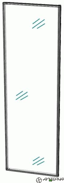 Двери из ЛДСП со стальным профилем 