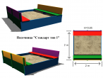 Песочница Стандарт тип 1