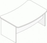 Стол для руководителя, 1600*1100*754 мм  
Серия Лауреат