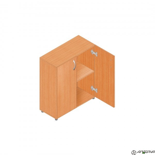 Шкаф для документов низкий, рег.опоры 
серия Универсал