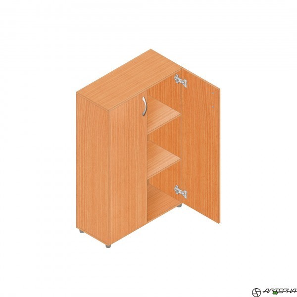 Шкаф для документов средний, рег.опоры 
серия Универсал