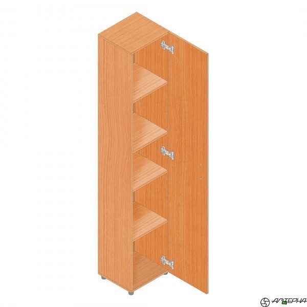 Шкаф для документов узкий, высокий, рег.опоры
серия Универсал
