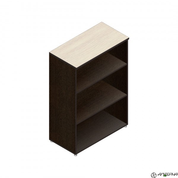 Шкаф для документов широкий средний, открытый, регулируемые опоры, 798*418*1192 мм  Серия Референт