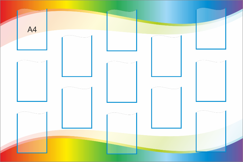 Стенд «Для творческих работ», 1800*1200 мм