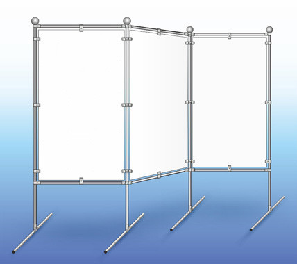 Стенд-ширма магнитная двухсторонняя, 800*1400 мм