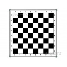 Доска шахматная настенная магнитная с полями для шахматных фигур