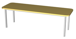 Скамья для одевания детская, 1066*340*300 мм