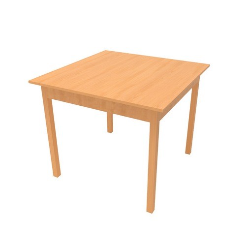 Стол обеденный на 4 человека (Массив + пластик) 001