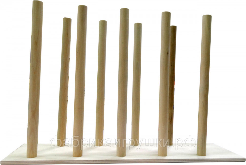 Подставка для перчаточных кукол из дерева (на 10 кукол)