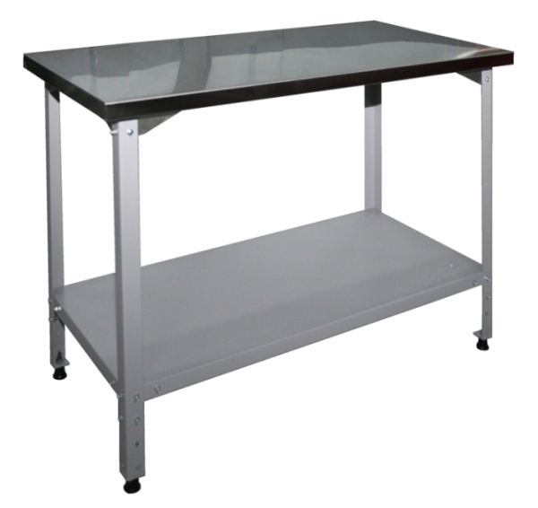 Стол производственный разборный. Полка сплошная и каркас - профильная труба с полимерно-порошковым покрытиеми 1800*700*860