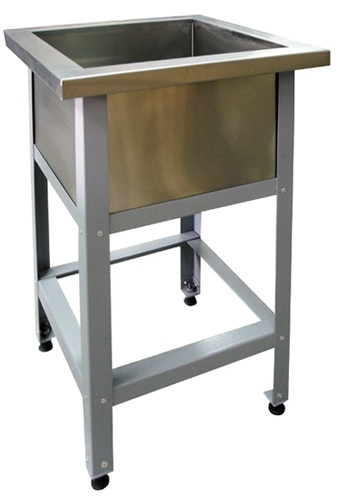 Ш600*Г700*В860, ВМЛц-1 односекционная каркас из оцинкованной стали, с бортом размер моечного отделения 400*400*250