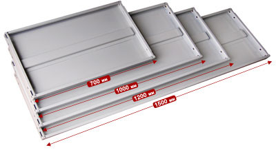 Полка, оцинкованная сталь, 600*400 мм, толщина стали 0.7 мм