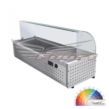 Холодильная витрина НХВ-6, 1450*390*510 мм, с молированным стеклом