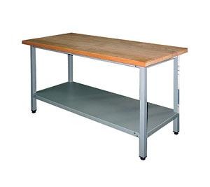 Стол кондитерский разборный. Столешница-мебельный щит,каркас -оцин.уголок,полка сплошная-нерж.сталь с бортом 1200х800х860