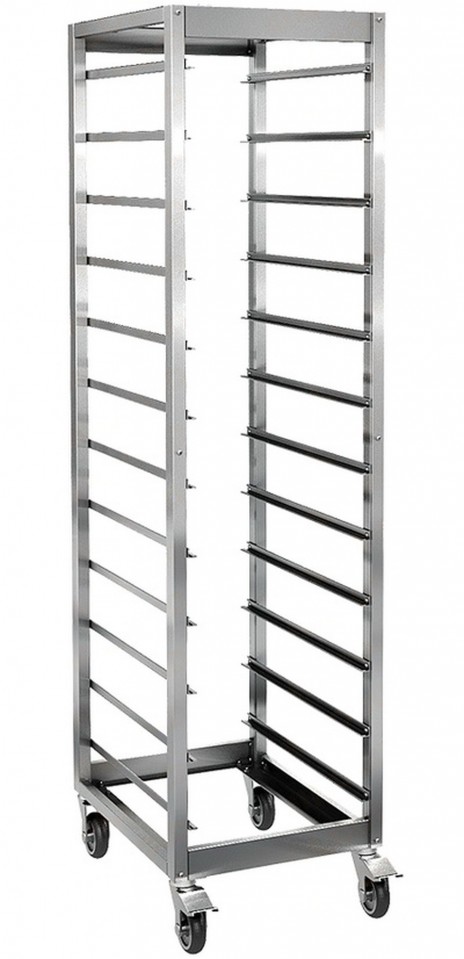 Стеллаж-шпилька Ш895* Г620*В1500, каркас нержавеющая профильная труба, противень/гастроёмкость 600х400, кол-во уровней 2х10