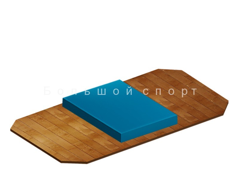 Мат поролоновый 1х1х0,1 м, тент (стандарт), шт.