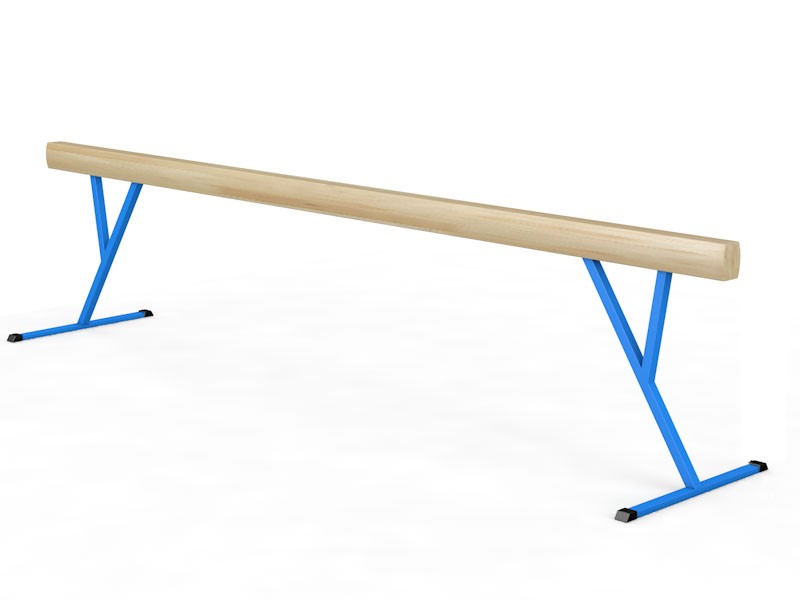 Бревно гимнастическое высокое переменной высоты, длина 5000 мм