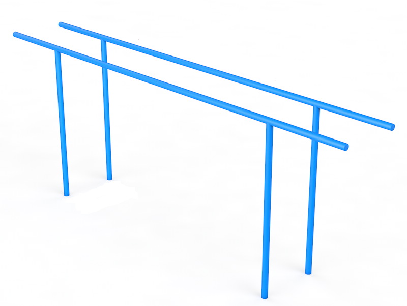 Брусья уличные, длина 3000 мм