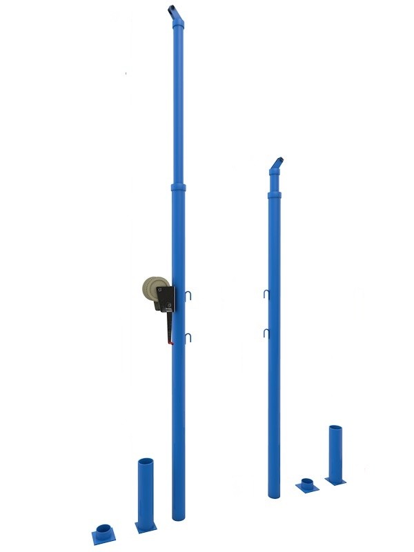 Стойки волейбольные телескопические,  высота 2550мм