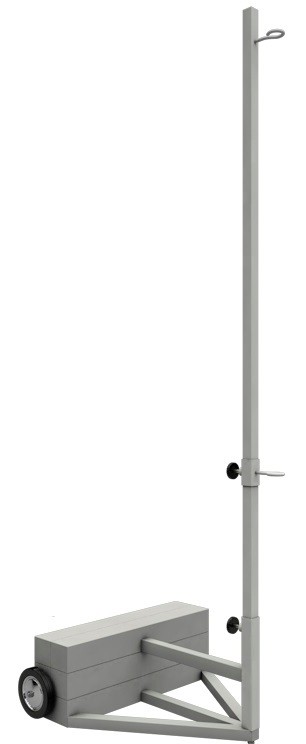 Волейбольные универсальные стойки мобильные, высота 2550 мм