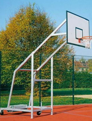 Стойка баскетбольная алюминиевая  передвижная