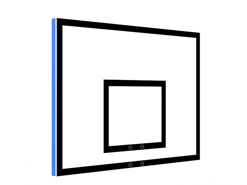Щит тренировочный из фанеры1200*900 мм на металлическом каркасе