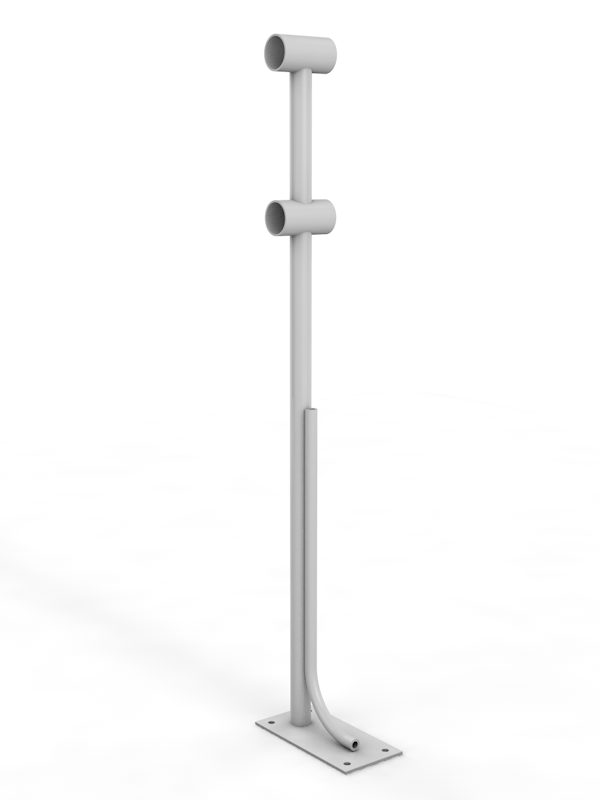 Двухрядный напольный кронштейн