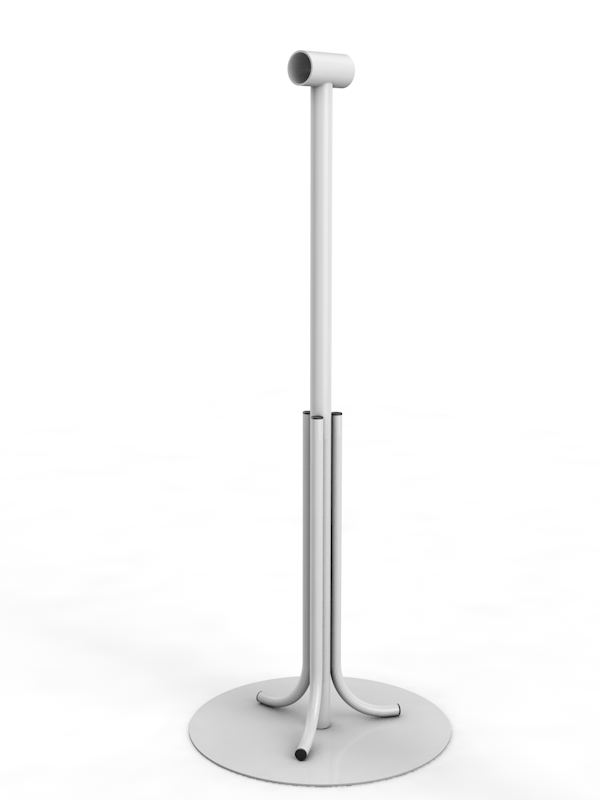 Однорядный мобильный кронштейн на круглом основании