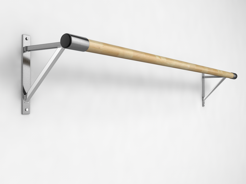 Однорядный настенный  станок из нержавеющей стали.