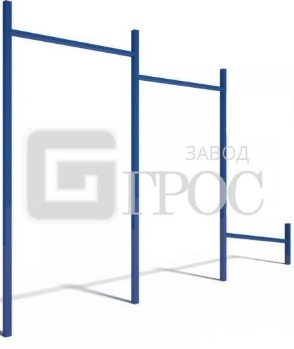 Турник тройной для подтягивания и отжиманий