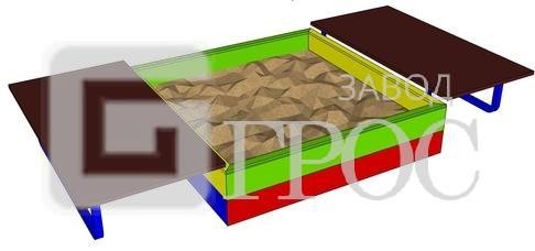 Песочница с крышкой