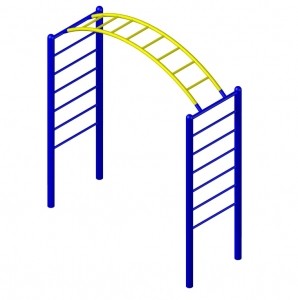 Рукоход дугообразный с перекладинами