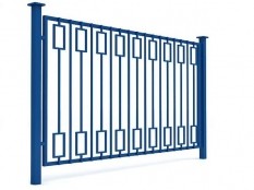 Забор металлический сварной