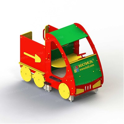 Машинка без горки, 2370*1280 мм, Н=1785 мм