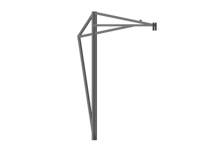 Стойка баскетбольная стационарная,  вынос щита  2,25м