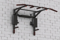 Тренажер трансформер РАЗБОРНЫЙ: Турник с 3 хватами + Брусья + Пресс, неопреновые ручки