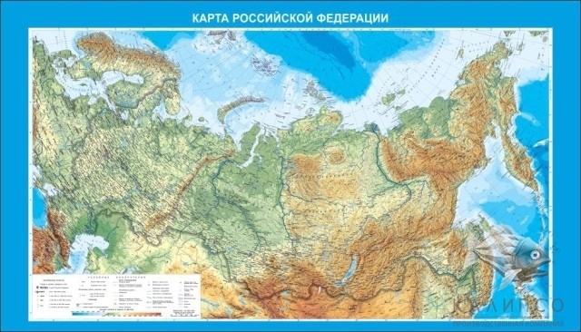 Карта Российской федерации