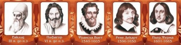 Великие математики, I часть