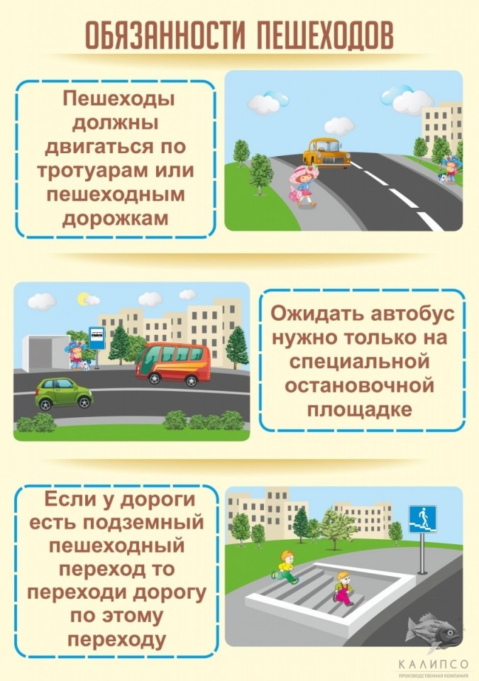 Обязанности пешехода Ч2