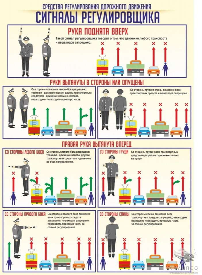 Сигналы регулировщика