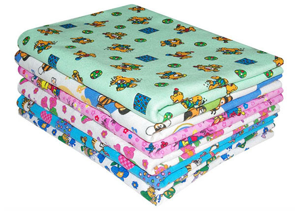 Пеленка, бязь цветная, 80*120 см