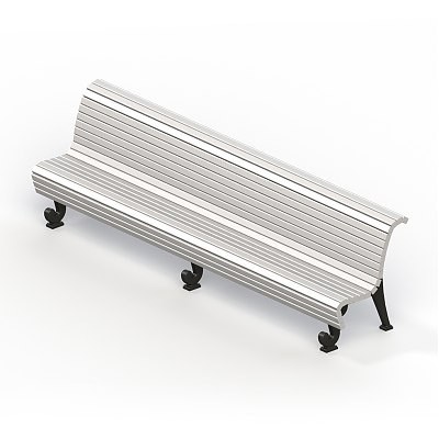 Диван садово-парковый на чугунных ножках