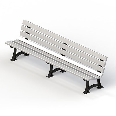 Диван садово-парковый на чугунных ножках