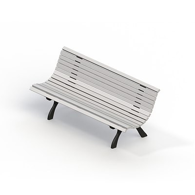 Диван садово-парковый на чугунных ножках