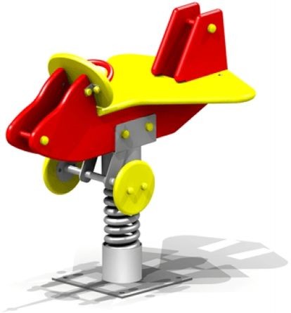 Качалка на пружине 