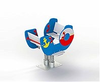 Качалка на пружине 2-х местная 