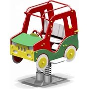 Качалка на пружине 2-х местная 