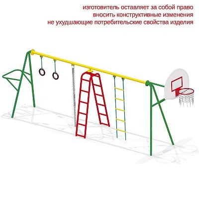 Игровая установка с баскетбольным щитом