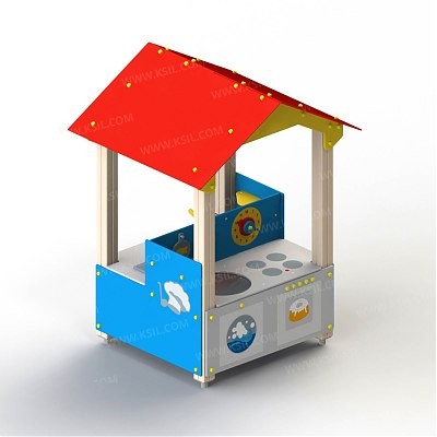 Мастерская-кухня с навесом