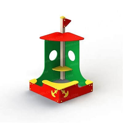 Песочница без козырька 